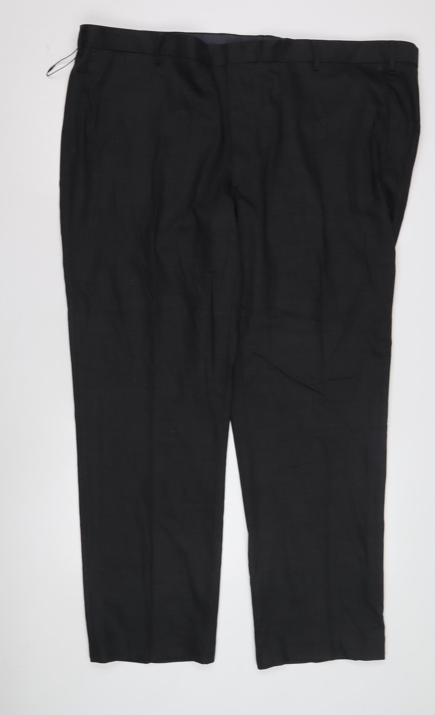 Marks and Spencer Black Wool Trousers - Size 48