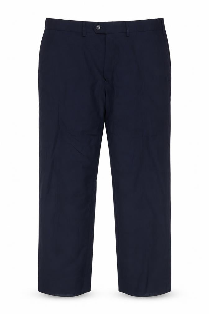 Mens UK Size XL Marks and Spencer Regular Fit Dress Pants Blue Trousers