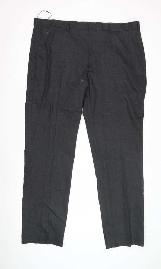Marks and Spencer Men's Grey Dress Pants, 42