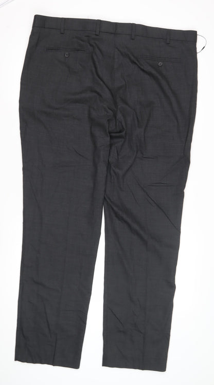 Marks and Spencer Men's Grey Dress Pants, 42