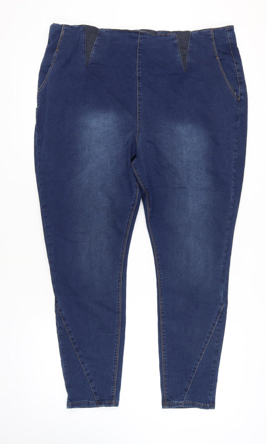 Simply Be Women's Blue Jegging Size 28