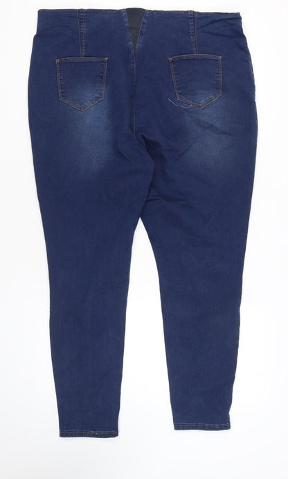 Simply Be Women's Blue Jegging Size 28