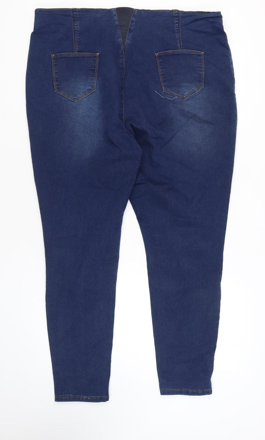 Simply Be Women's Blue Jegging Size 28