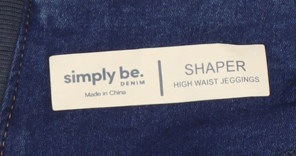 Simply Be Women's Blue Jegging Size 28