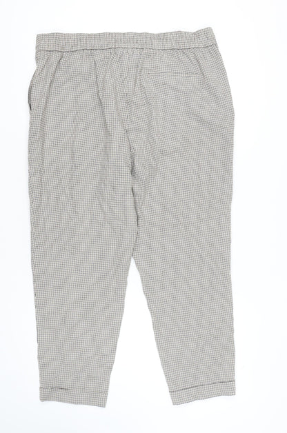 Womens UK Size 20 Marks and Spencer Regular Fit Casual Multicoloured Trousers