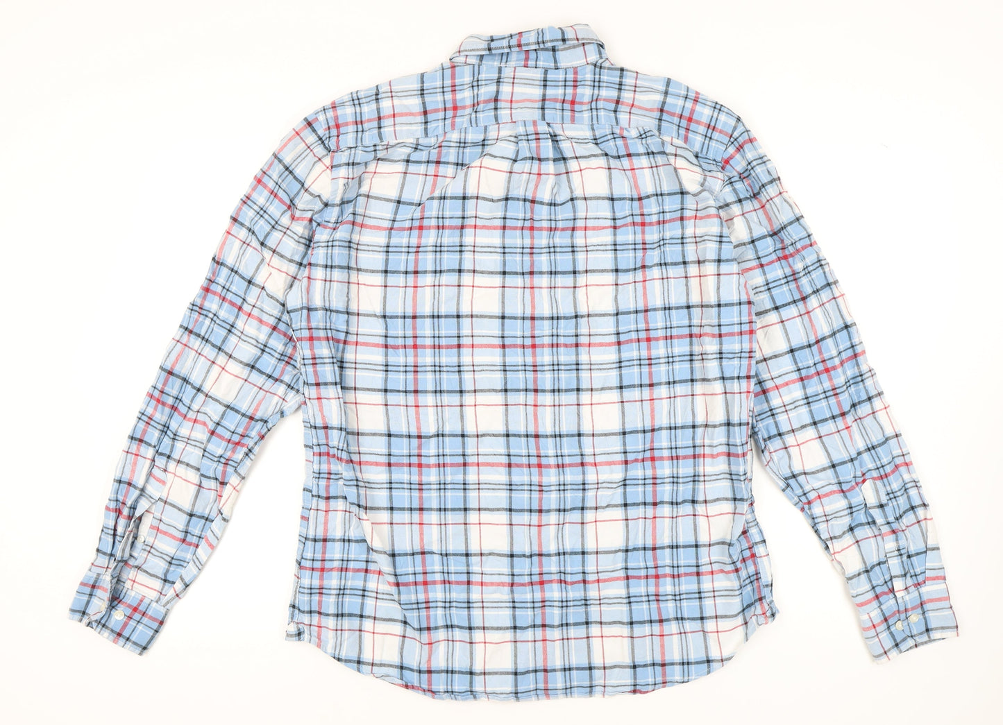 Gap Men's Multicoloured XL Slim Fit Plaid Shirt