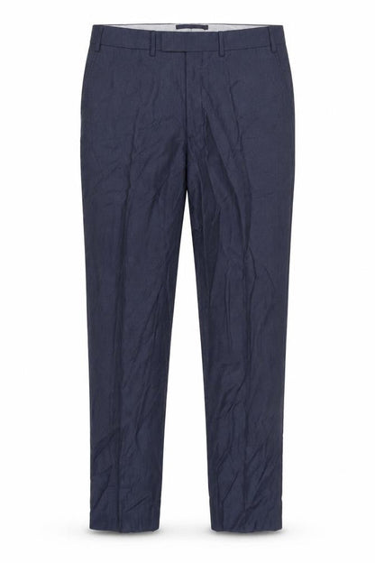 Mens UK Size 36 Marks and Spencer Regular Fit Dress Pants Blue Trousers