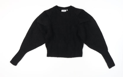 Womens UK Size XS Weekday Black Pullover Jumper