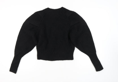 Womens UK Size XS Weekday Black Pullover Jumper