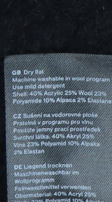 Womens UK Size XS Weekday Black Pullover Jumper