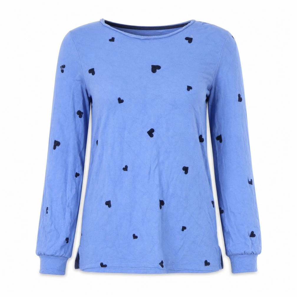 Womens UK Size XS Oasis Blue Basic T-Shirt