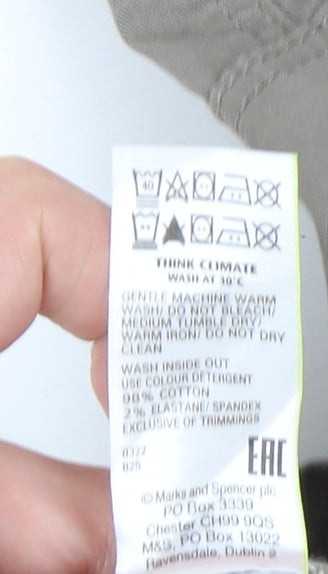 Marks and Spencer Men's Grey Cargo Trousers M