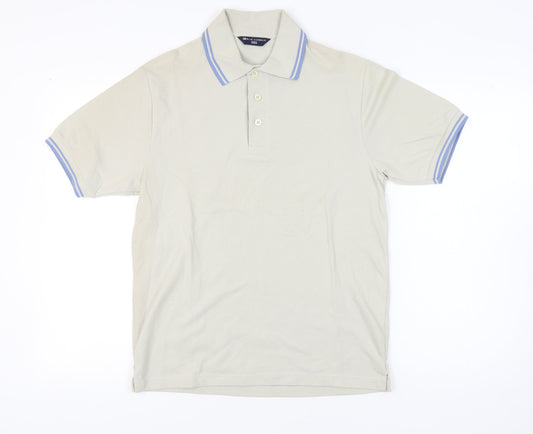 Marks & Spencer Beige Men’s Polo S Short Sleeve