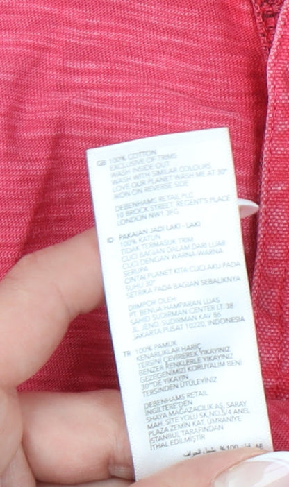 Mantaray Men's Red Medium Polo Shirt, Short Sleeve, Casual