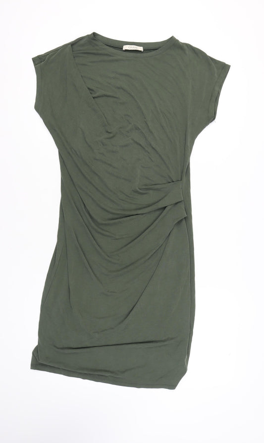 Oasis Women's Green T-Shirt Dress, Size L, Casual