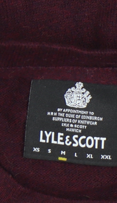 Lyle & Scott Men's Red Pullover Jumper M