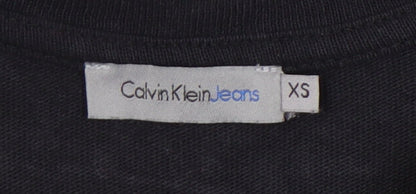 Calvin Klein Jeans Women's Black XS T-Shirt Dress