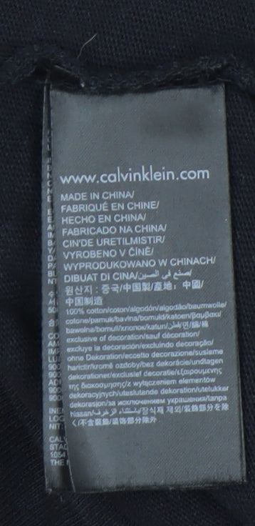 Calvin Klein Jeans Women's Black XS T-Shirt Dress