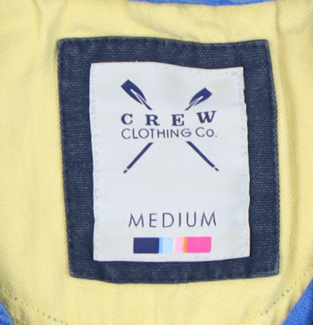 Crew Clothing Co. Men's Blue Polo Shirt Medium