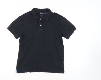 Crew Clothing Men’s Black Slim Fit Polo Shirt - Small