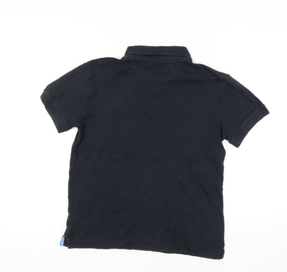 Crew Clothing Men’s Black Slim Fit Polo Shirt - Small