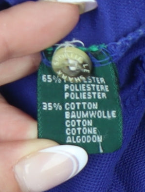 Le Shark Men's Blue Polo Shirt Size L