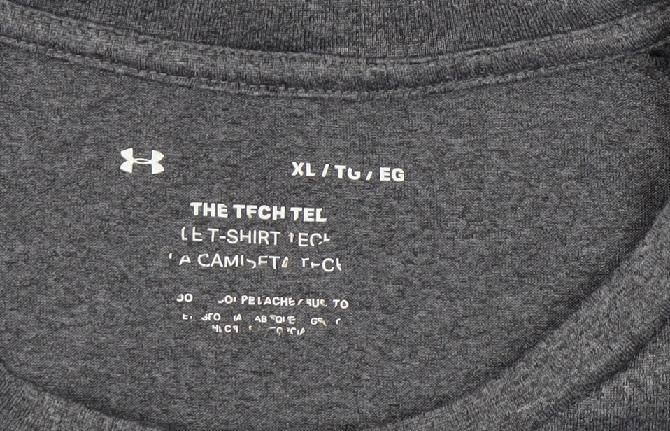 Under Armour Men's Grey Relaxed Fit XL T-Shirt
