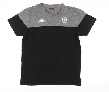 Kappa Men's Black Grey Large Sports T-Shirt