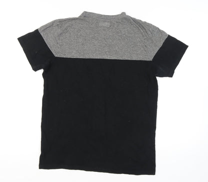 Kappa Men's Black Grey Large Sports T-Shirt