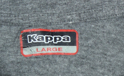 Kappa Men's Black Grey Large Sports T-Shirt