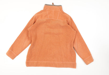 Mens UK Size S Cotton Traders Orange Pullover Sweatshirt