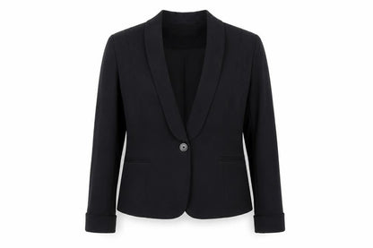 Zara Women's Black L Blazer, Slim Fit, Workwear