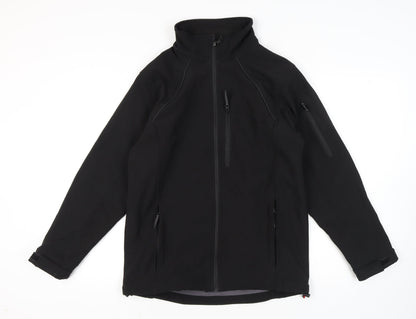 Mens UK Size M Blackrock Black Basic Jacket