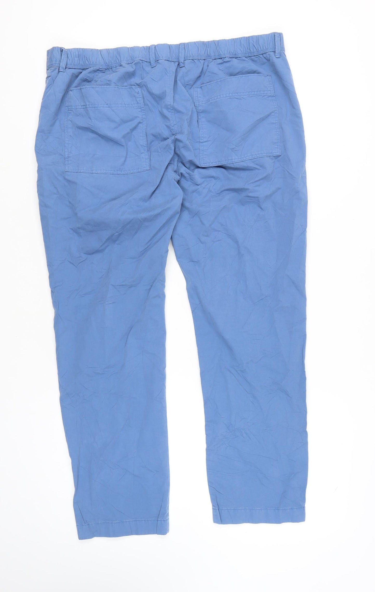 Womens UK Size 40 Marks and Spencer  Casual Blue Trousers