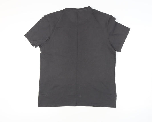 Lyle & Scott Men’s Grey Cotton T-Shirt, Size L