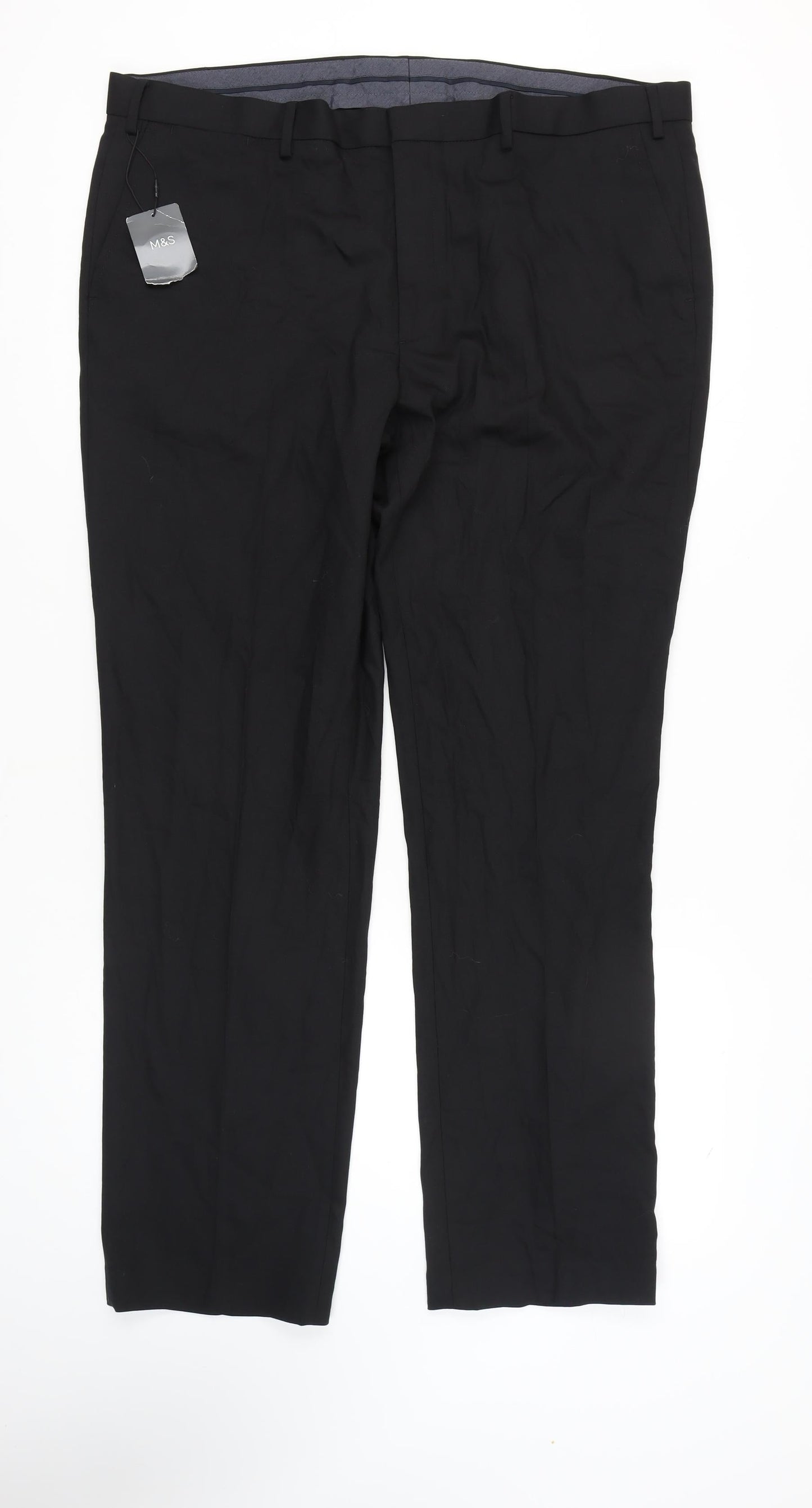 Marks and Spencer Men's Black XL Dress Pants