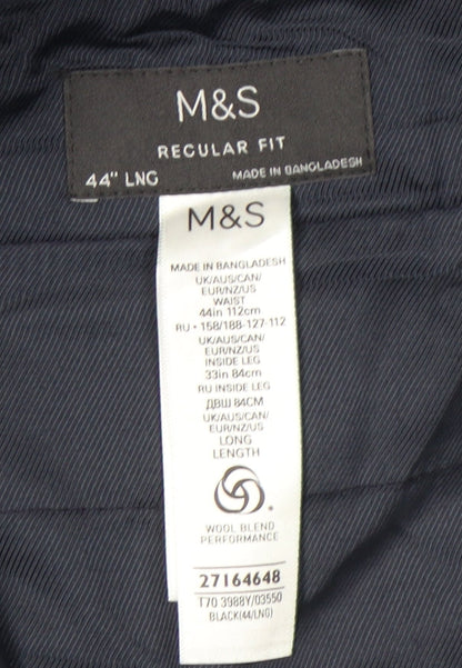Marks and Spencer Men's Black XL Dress Pants