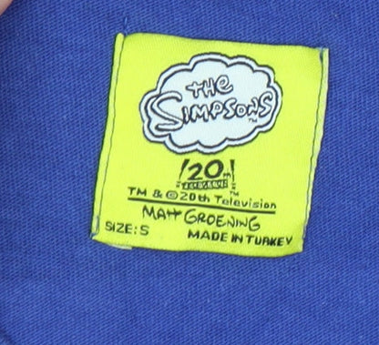 The Simpsons Blue Long Sleeve T-Shirt, Size S