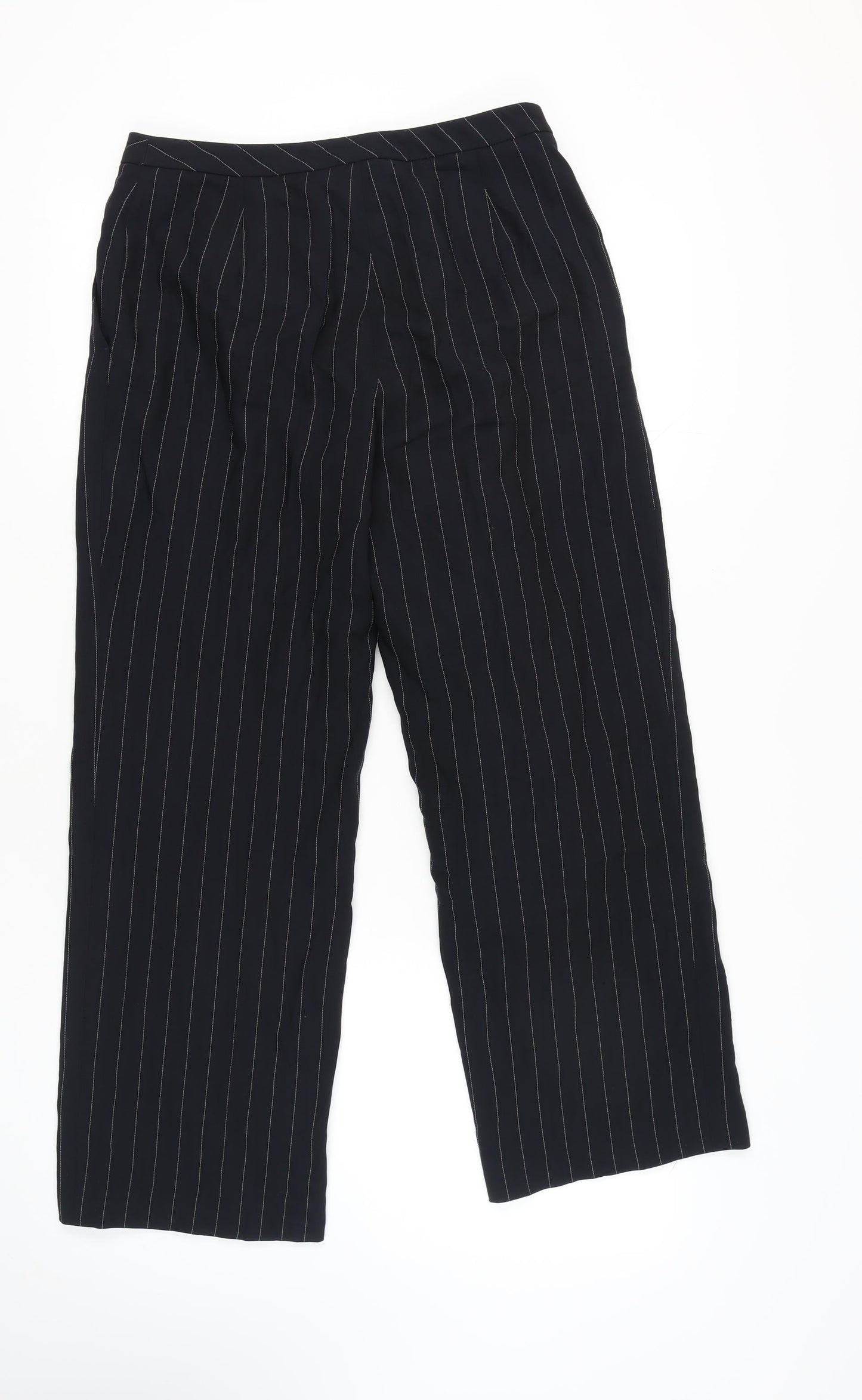 Jaeger Women's Black Striped Trousers Size 12