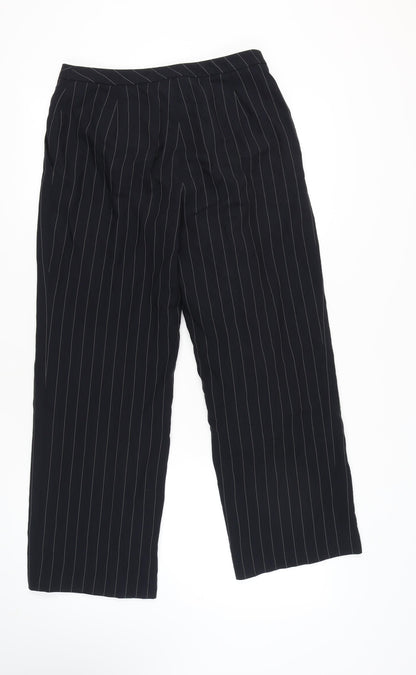 Jaeger Women's Black Striped Trousers Size 12