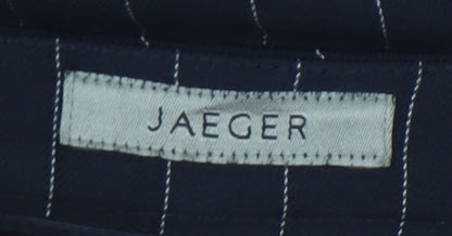 Jaeger Women's Black Striped Trousers Size 12