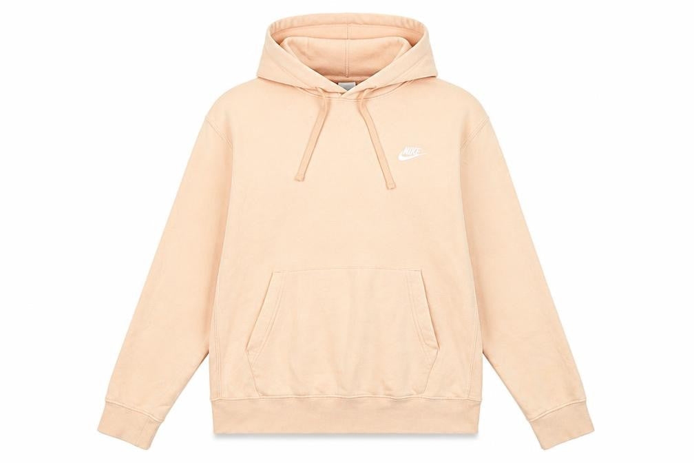 Womens UK Size M Nike Beige Pullover Hoodie