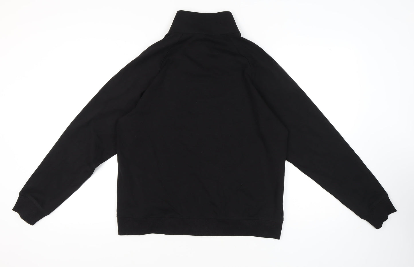 Verver Made Men's Black Full Zip Sweatshirt, Size M