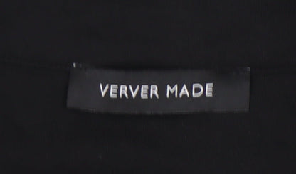 Verver Made Men's Black Full Zip Sweatshirt, Size M