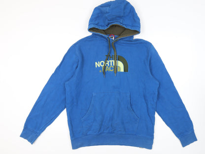 The North Face Men's Blue Pullover Hoodie L