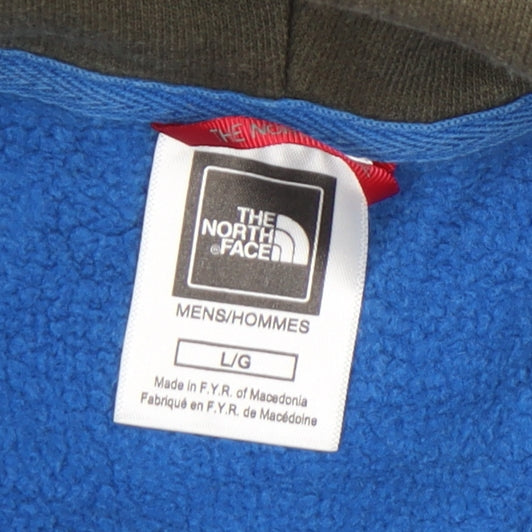 The North Face Men's Blue Pullover Hoodie L
