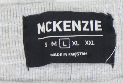 McKenzie Men's Grey Jogger Trousers - Size L