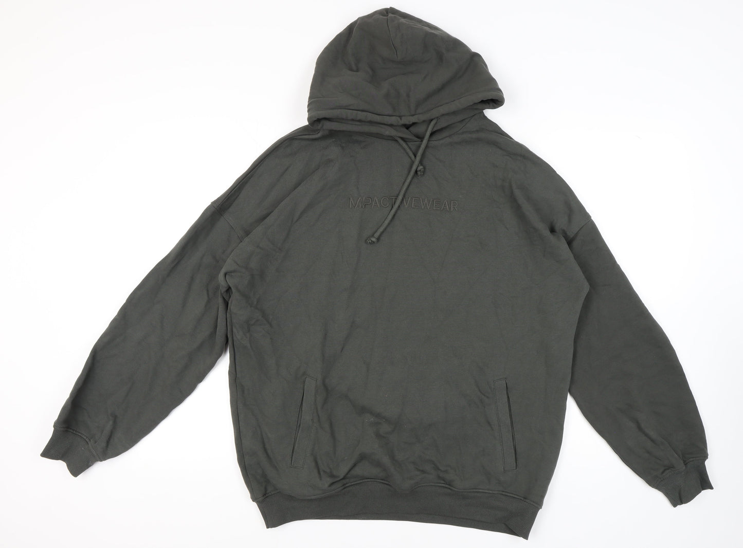 Mens UK Size M MP Green Pullover Hoodie