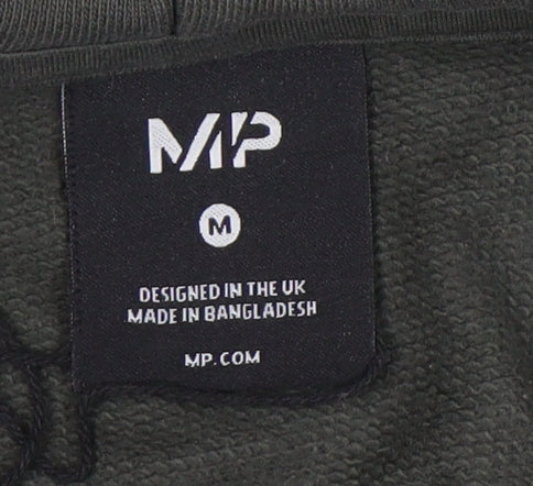 Mens UK Size M MP Green Pullover Hoodie