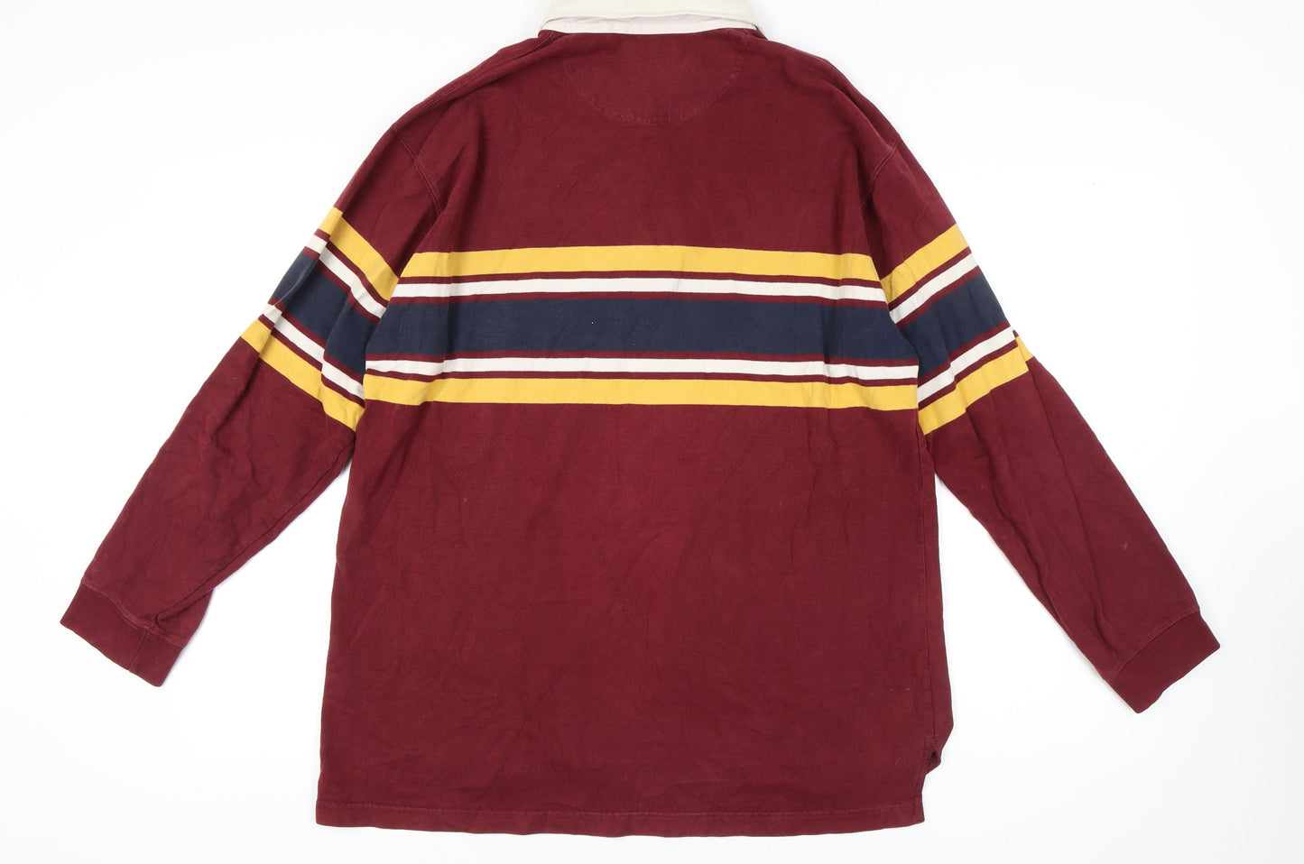 Croft & Barrow Men's Red Long Sleeve Polo Shirt LT